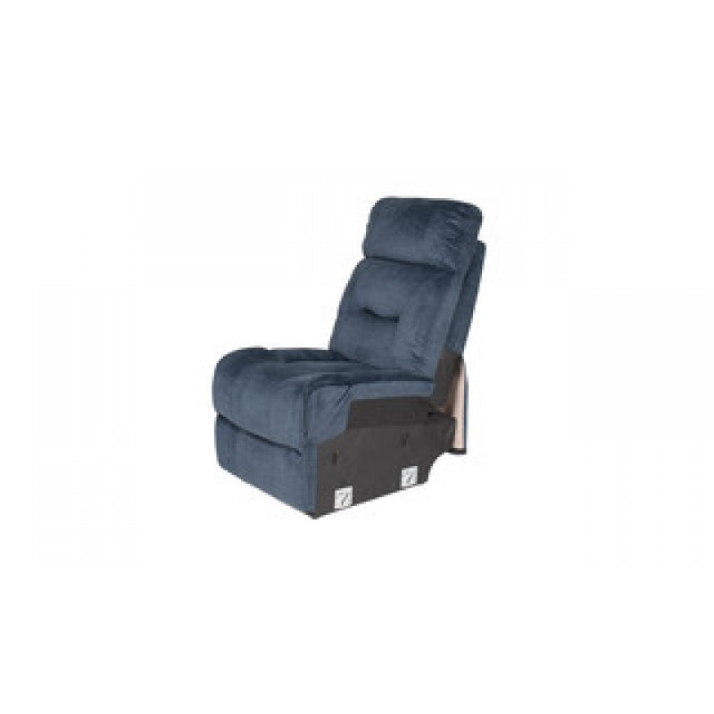 VL Dudley Corner Group Armless Static 1 Seater - Blue (Nett)